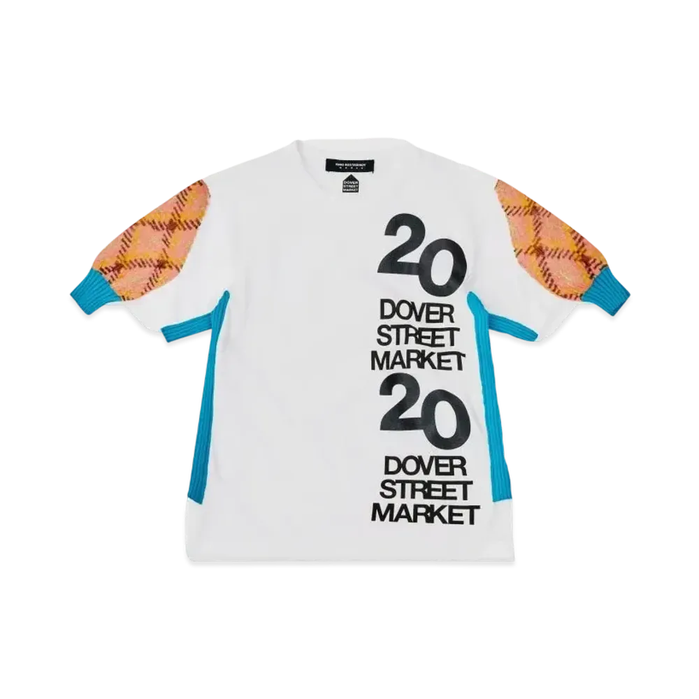 Dover Street Market London x Kiko Kostadinov 20th Anniversary Tee "White"