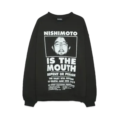 NISHIMOTO IS THE MOUTH CLASSIC SWEAT SHIRTS "BLACK"