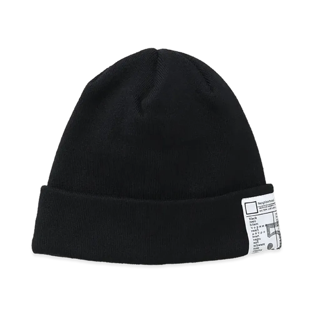 NEIGHBORHOOD BW. Beanie "Black"