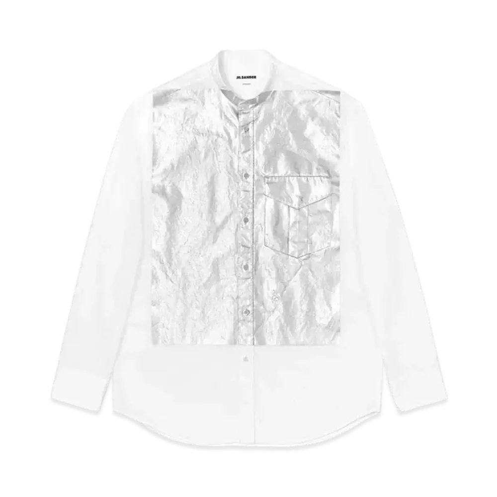 Jil Sander Men's 7 Days Shirts Wednesday Ginza Limited "Silver"