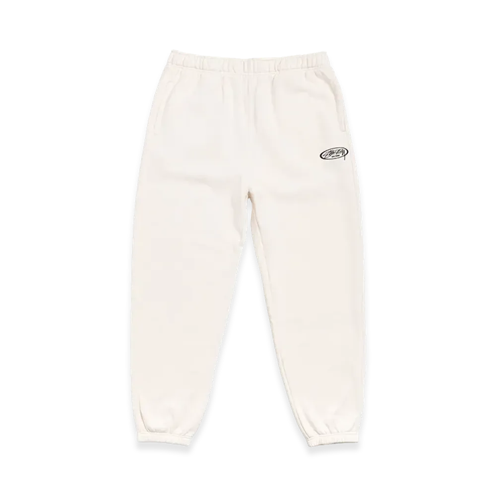 Stussy Fleece Track Pant "Cream"