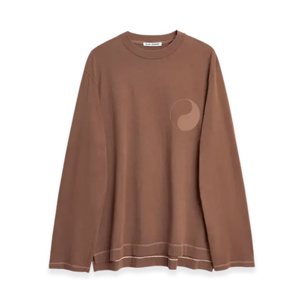 OUR LEGACY Work Shop Box Long Sleeve T-Shirt "Shitake"