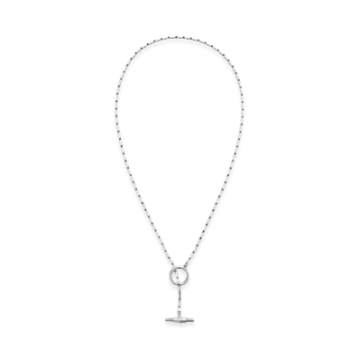 Bottega Veneta Pen Necklace "Silver"