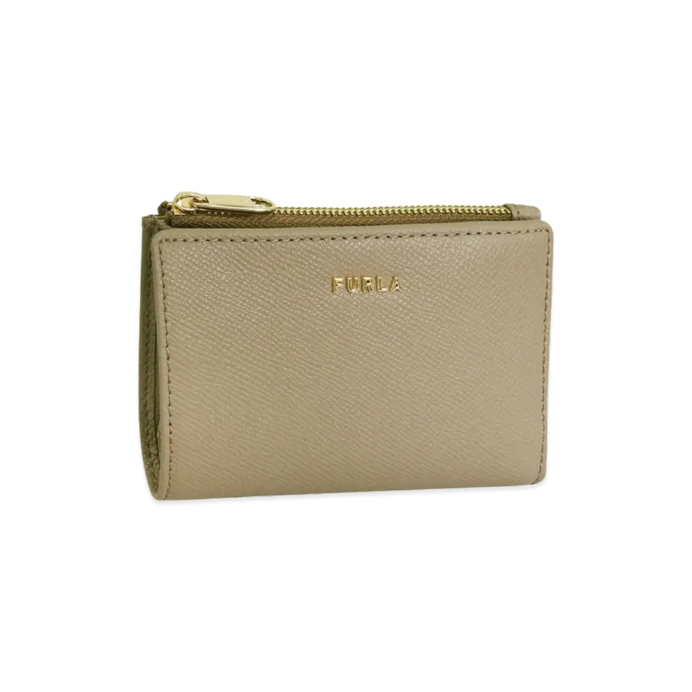 FURLA Classic S Bi-Fold W/Zip "Brown"