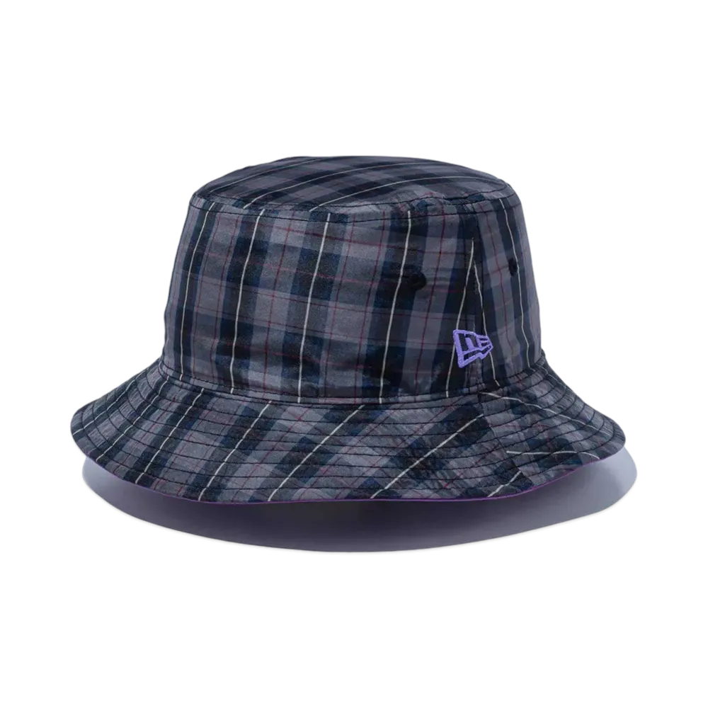 NEW ERA Bucket 01 Reversible Fabric Series Check Ripstop "Purple"