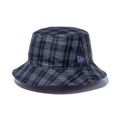 NEW ERA Bucket 01 Reversible Fabric Series Check Ripstop "Purple"