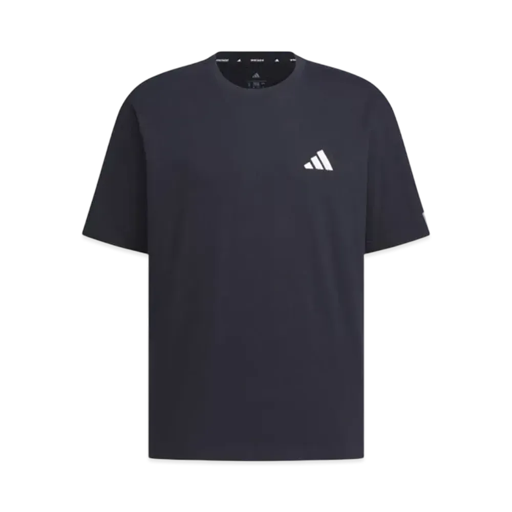 adidas Essentials Plus Loose Fit Small Logo Short Sleeve T-Shirt "Legend Ink"
