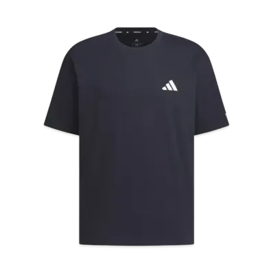 adidas Essentials Plus Loose Fit Small Logo Short Sleeve T-Shirt "Legend Ink"