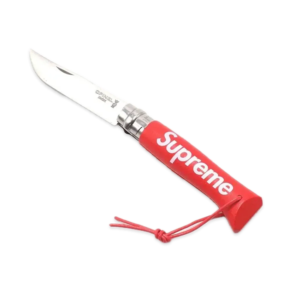 Supreme x Opinel No.08 Folding Knife "Red"