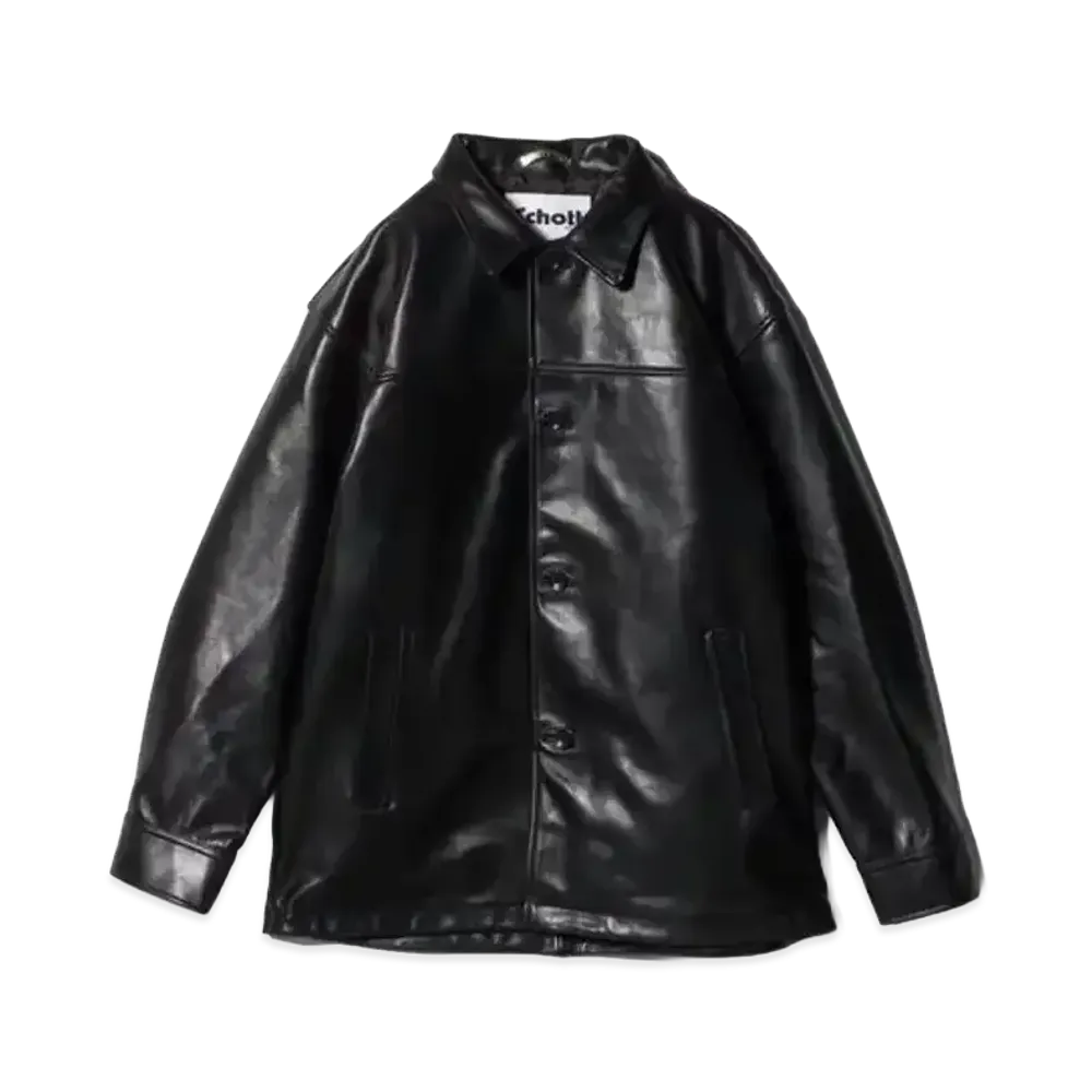 Schott x BEAUTY&YOUTH 2026 SS Exclusive Car Coat "Black"