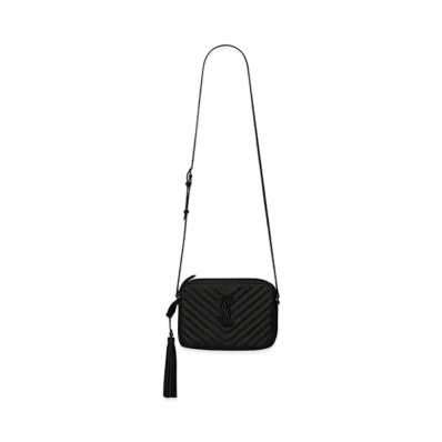Saint Laurent Lou Camera Bag In Quilted Leather "Black"