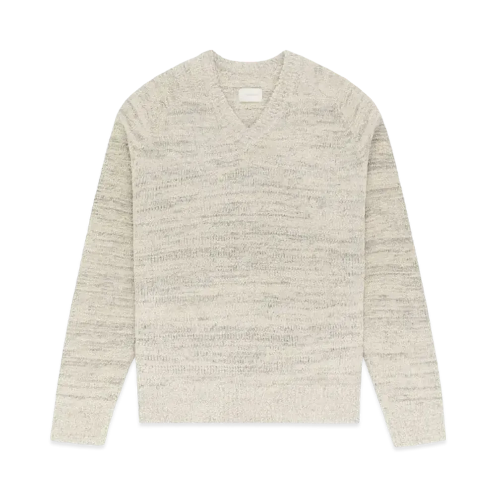 Aime Leon Dore Marled V-Neck Sweater "Beige"