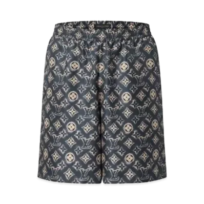 Louis Vuitton Monogram Silk Short "Petrole"