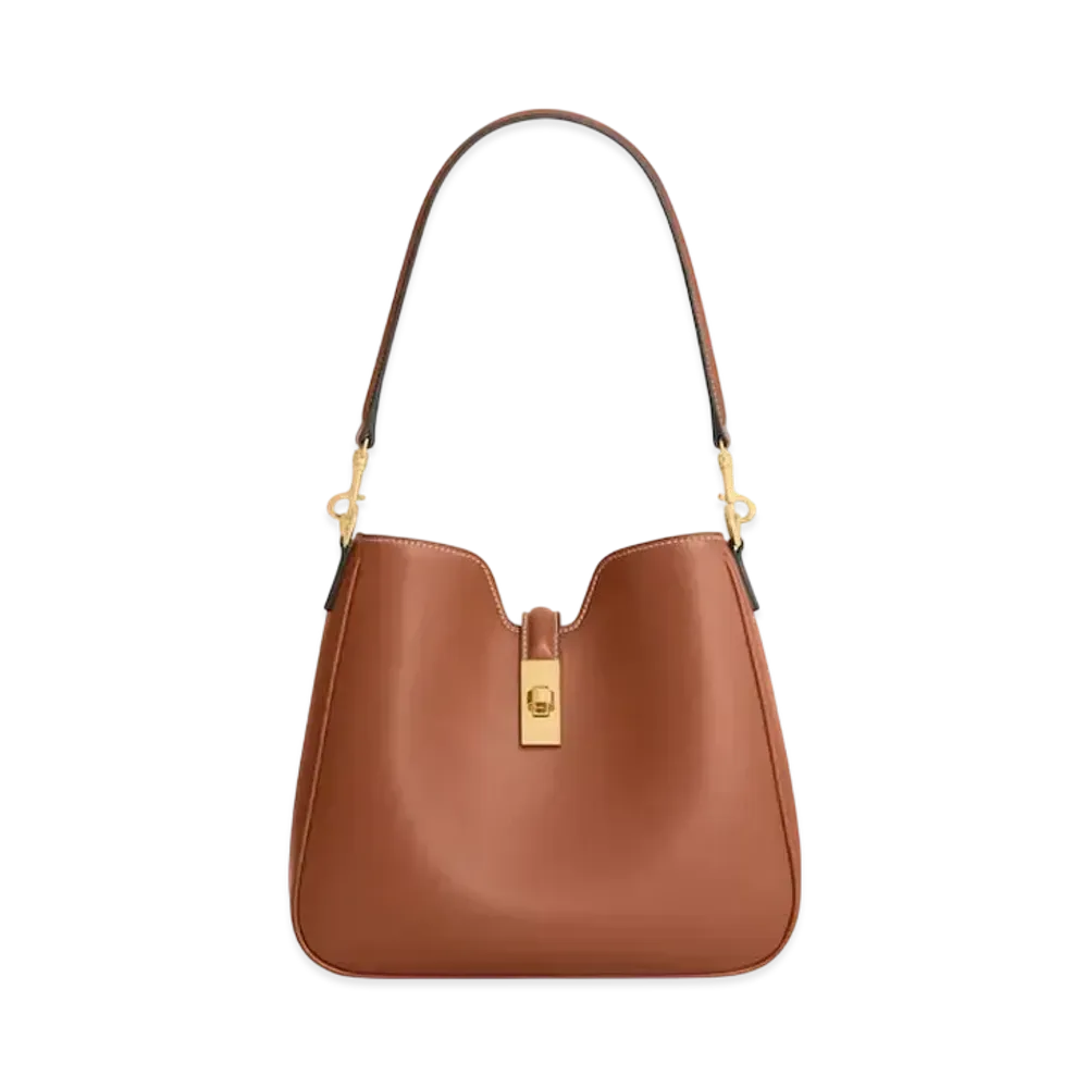 CELINE Small Camille 16 Soft Bag in Smooth Calfskin "Tan"