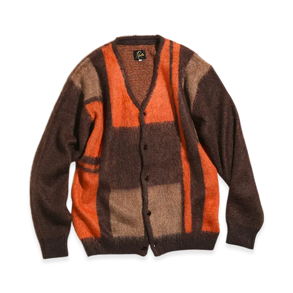 NEEDLES Mohair Cardigan "Mondrian"