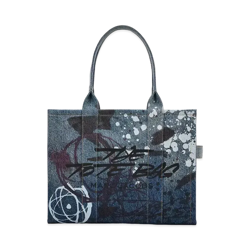 Marc Jacobs x FUTURA Denim Large Tote Bag