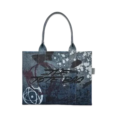 Marc Jacobs x FUTURA Denim Large Tote Bag