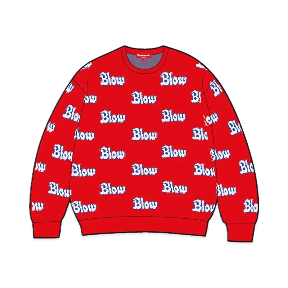 Supreme Blow Sweater "Red"