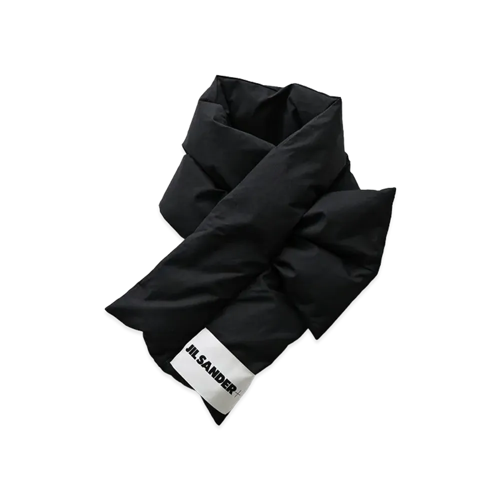 Jil Sander Down Scarf "Black"