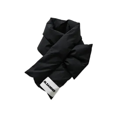 Jil Sander Down Scarf "Black"