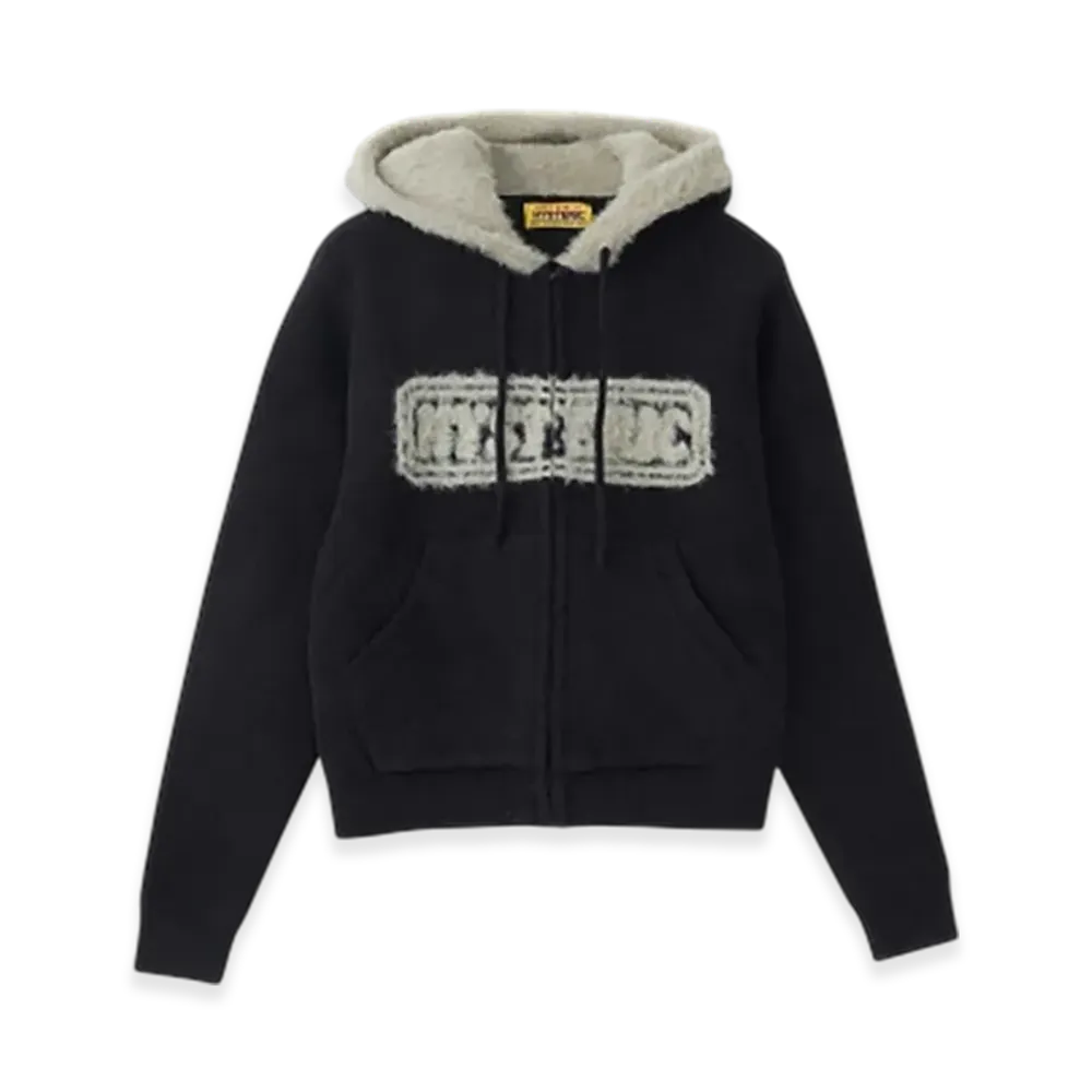 HYSTERIC GLAMOUR Hysteric Woman Jacquard Hoodie "Black"