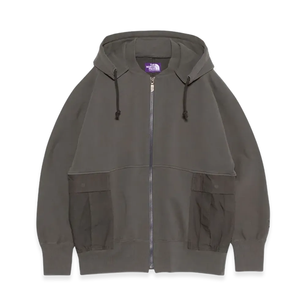The North Face Purple Label 11Oz Zip Up Hoodie "Asphalt Gray"
