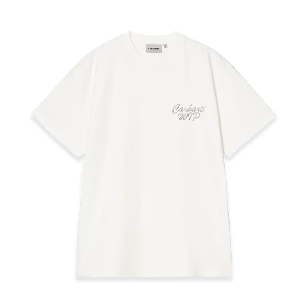 Carhartt WIP S/S Hatching Script T-Shirt "Wax/Garment Dyed"