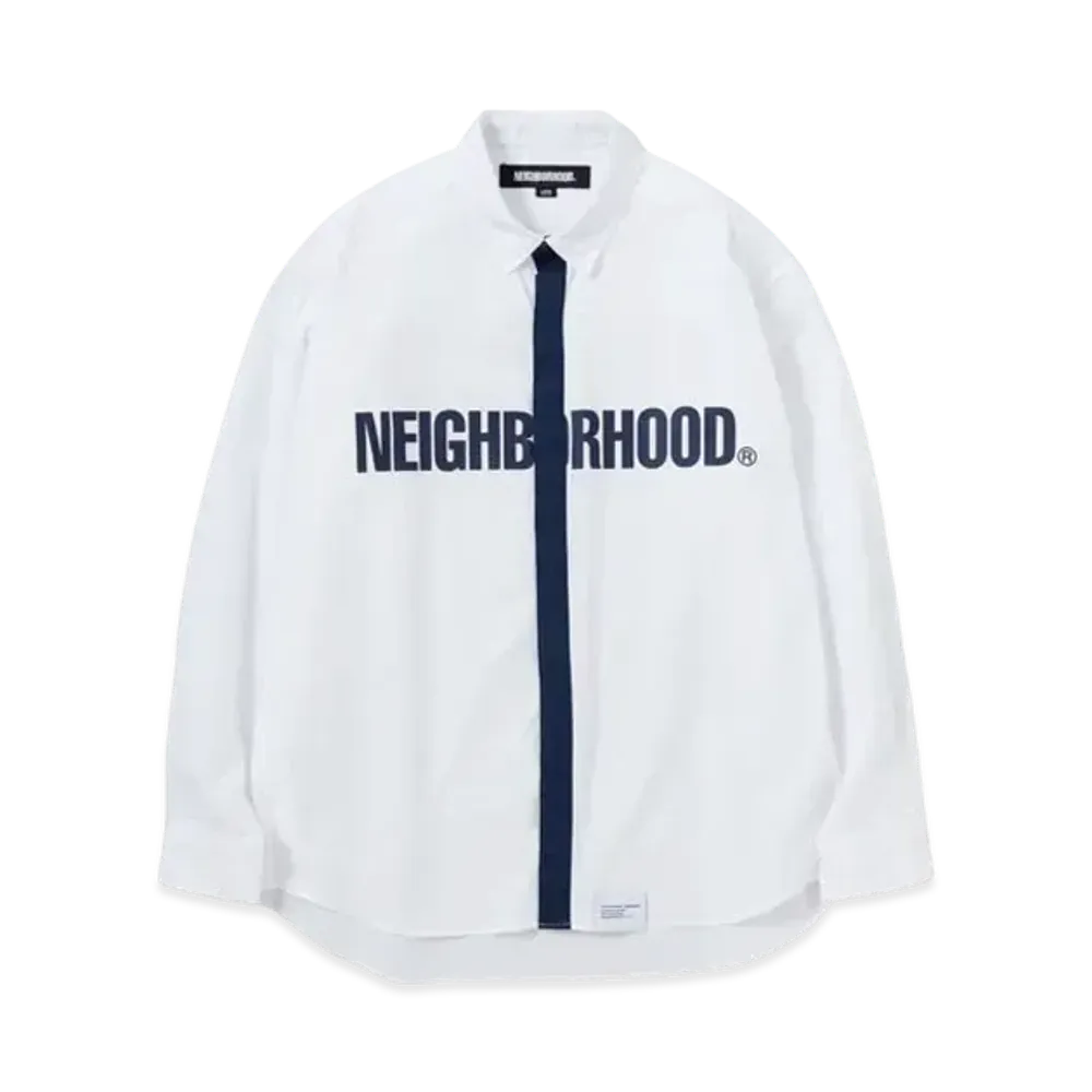 NEIGHBORHOOD Tie Shirt LS "Navy"