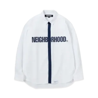 NEIGHBORHOOD Tie Shirt LS "Navy"