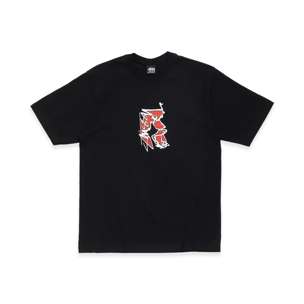 Stussy Smooth Sk8 Tee "Black"