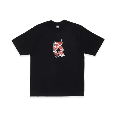 Stussy Smooth Sk8 Tee "Black"
