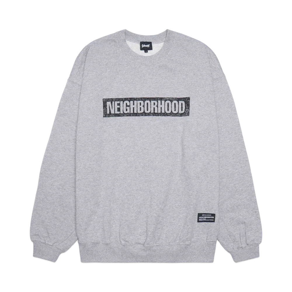 NEIGHBORHOOD x Schott x Kostas Sweatshirt LS "Gray"