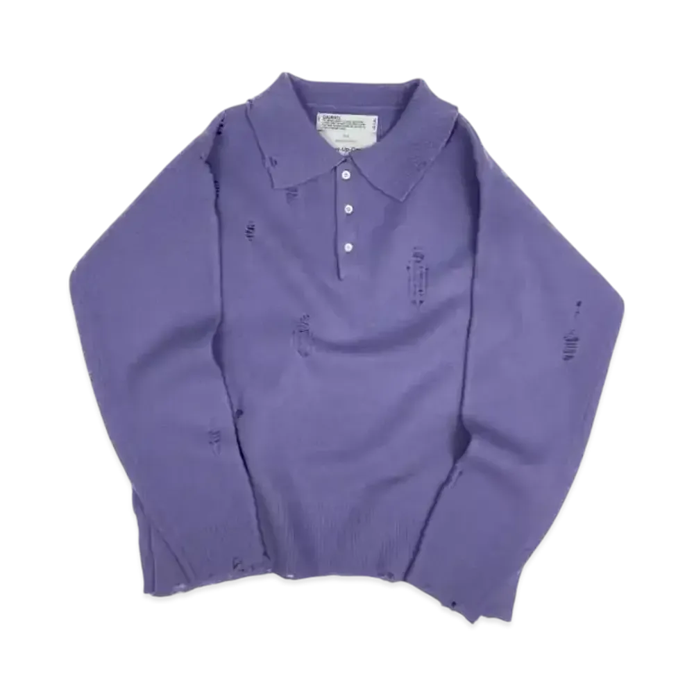 DAIRIKU Tite Polo Knit "Purple"