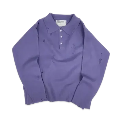 DAIRIKU Tite Polo Knit "Purple"