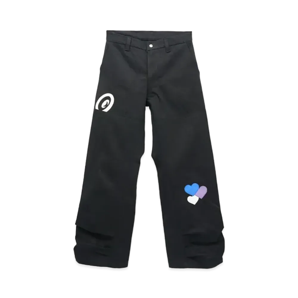 COIN PARKING DELIVERY CPD LOVE Patch Pants #2 "Black"