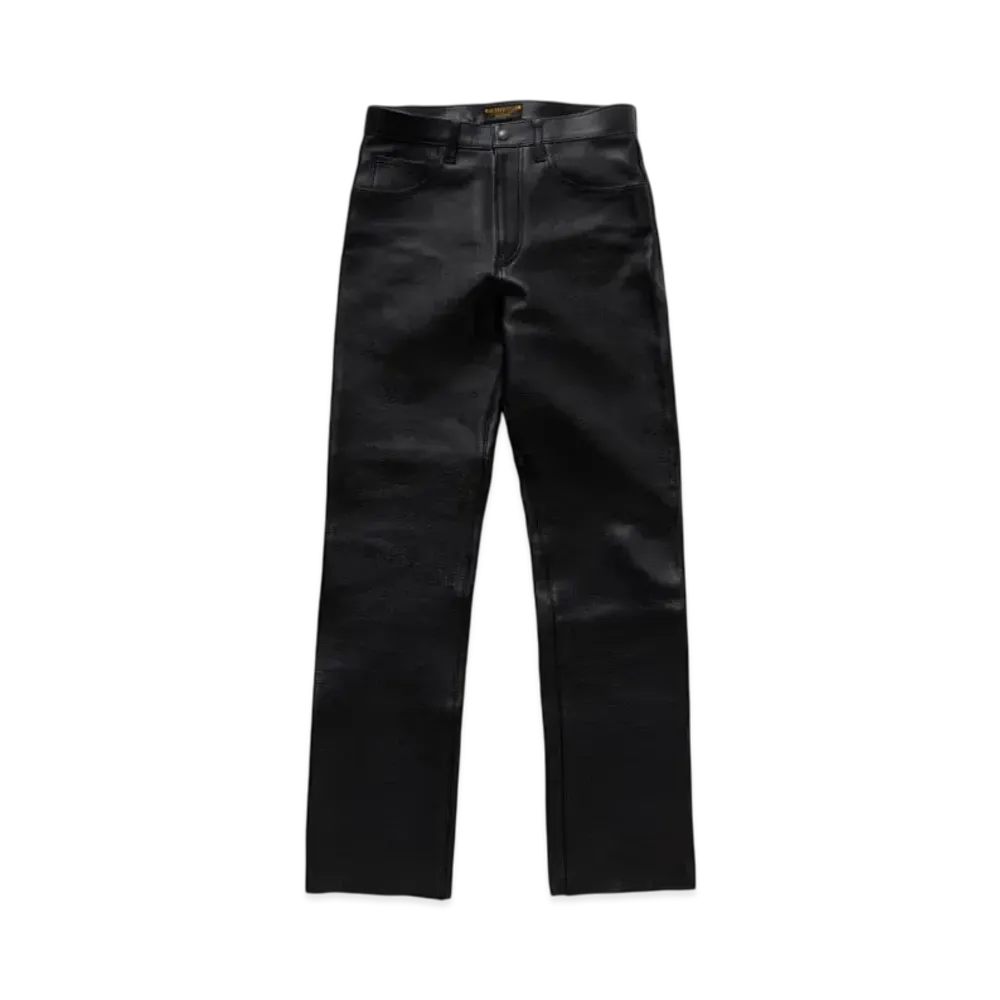 RATS Leather Pants "Black"