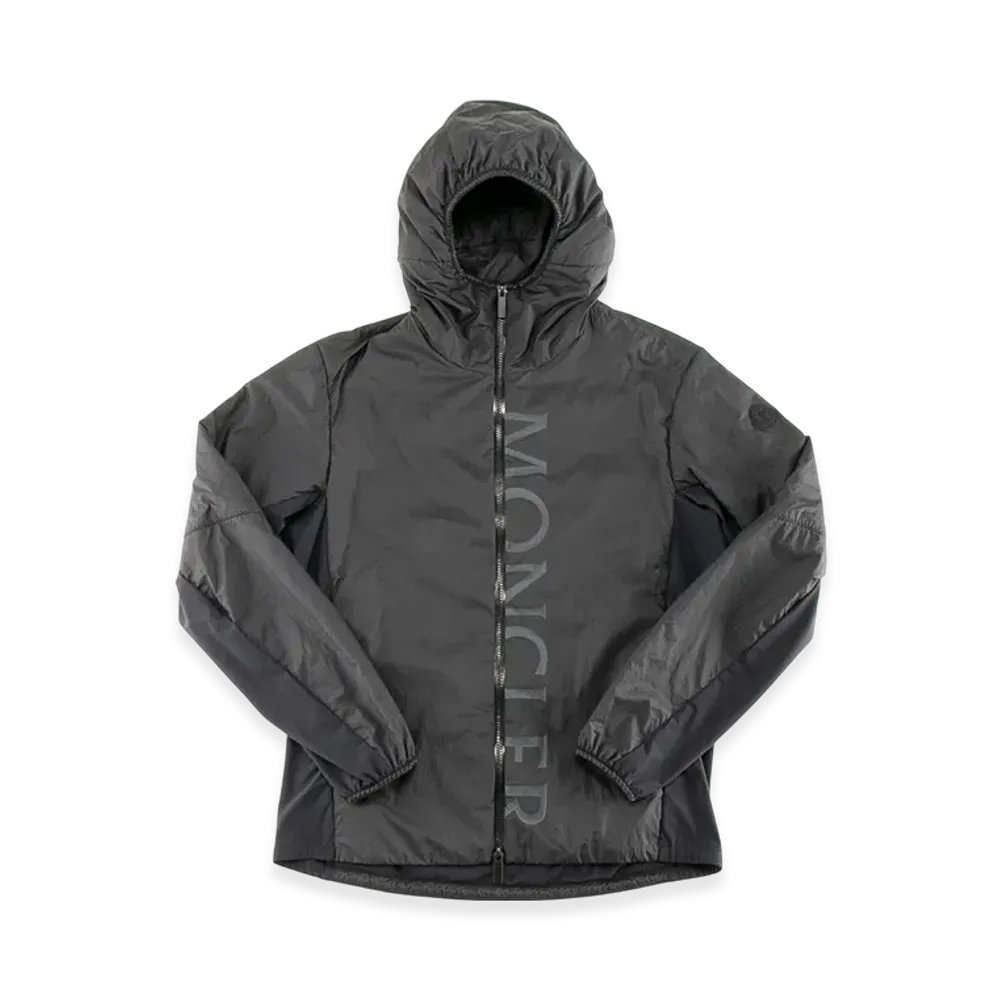 Moncler Men's Ichiro Icon Rubber Patch Hoodie "Black"