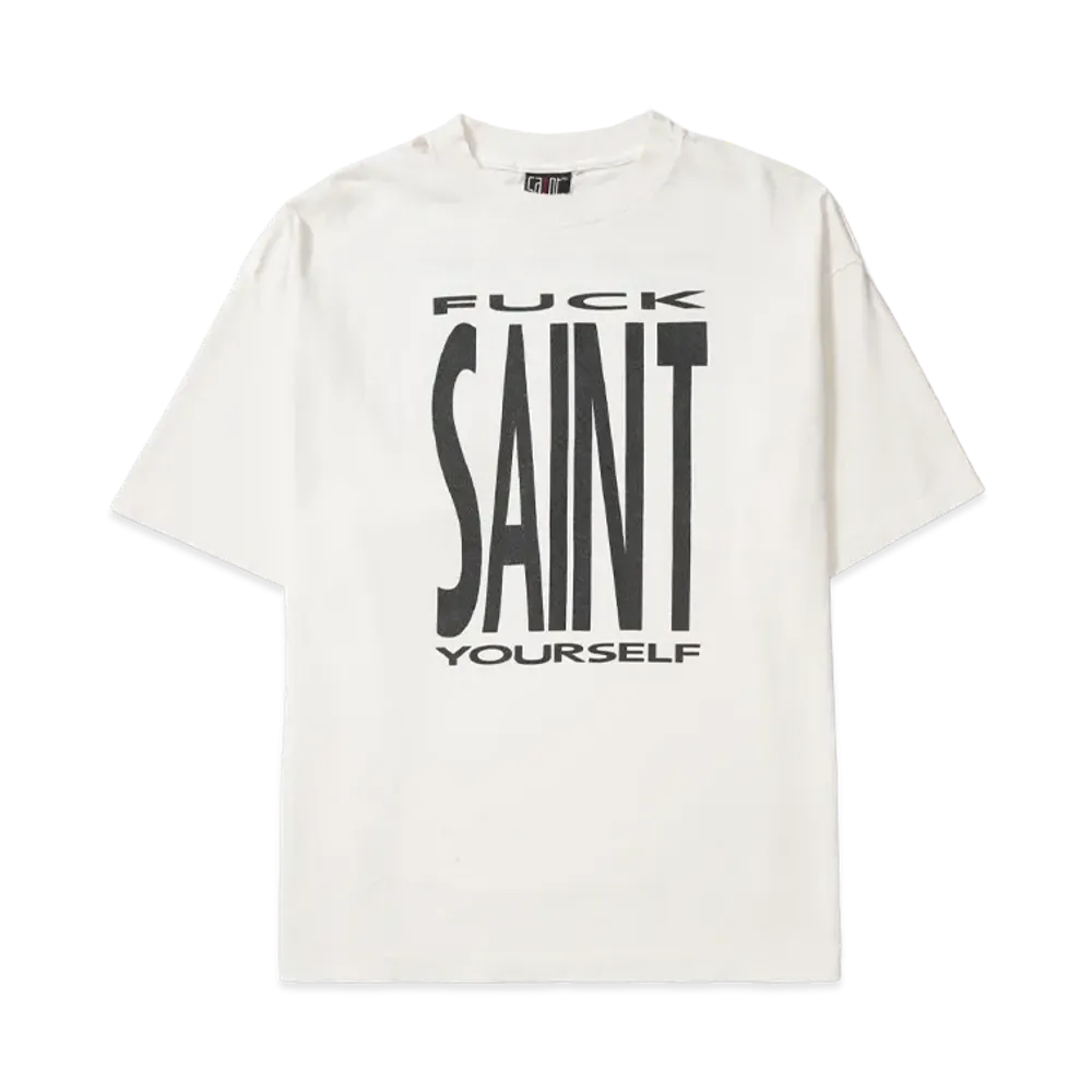 SAINT Mxxxxxx SS Tee_Saint Yourself "White"