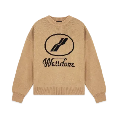 WE11DONE JQD Sweater "Beige"