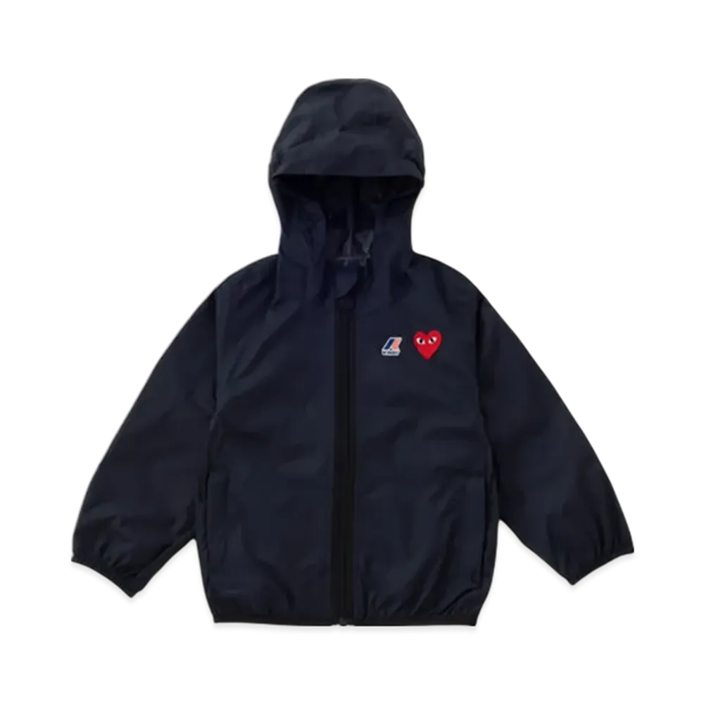 PLAY COMME des GARCONS K-Way Full Zip Kids "Navy"