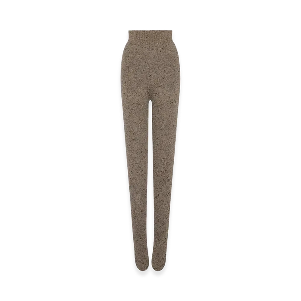 The Row Women's Mumu Cashmere Tights "Sepia"