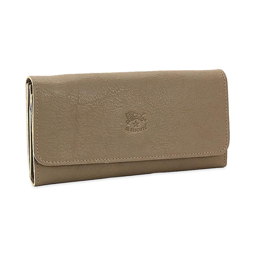 IL BISONTE Long Wallet "Tortora"