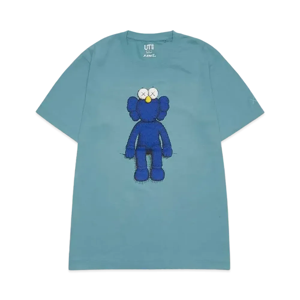 Uniqlo KAWS Blue BFF Tee "Green"