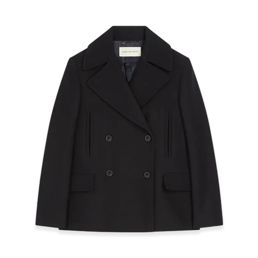 DRIES VAN NOTEN Women's Caban Jacket "Black"