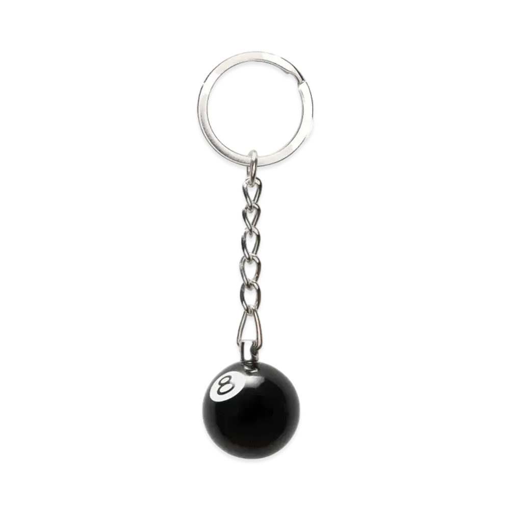 Stussy 8 Ball Keychain "Black"