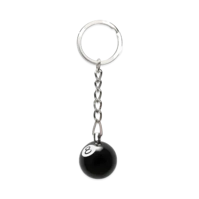 Stussy 8 Ball Keychain "Black"