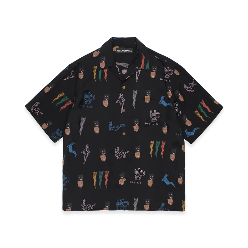 WACKO MARIA Hawaiian Shirt "Black"