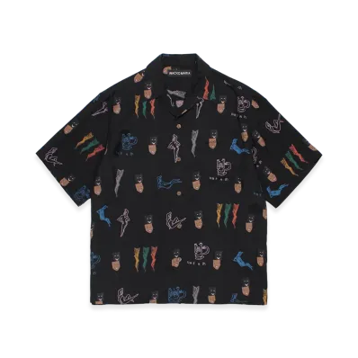 WACKO MARIA Hawaiian Shirt "Black"