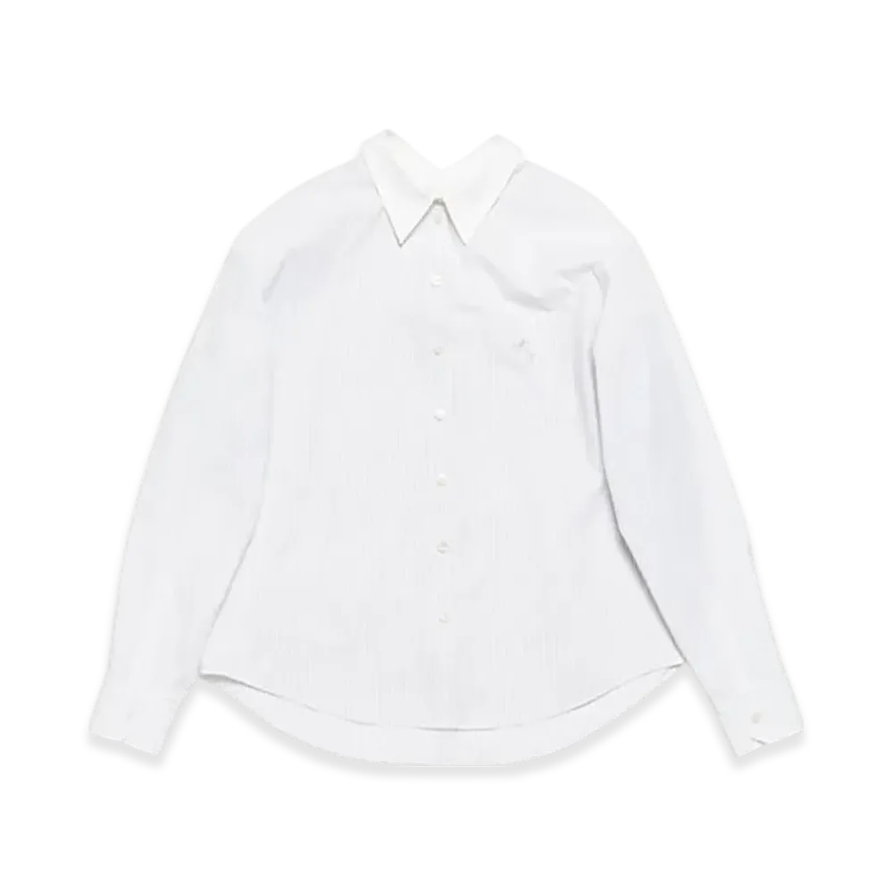 Acne Studios Striped Shirt "Olive Green/White"