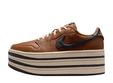 Nike Women's Air Jordan 1 Triple Stack "Light British Tan/Metallic Gold"